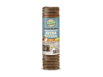 Galleta con copos de avena y frutas
