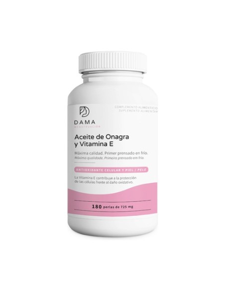 Aceite de Onagra y Vitamina E 180 perlas Herbora