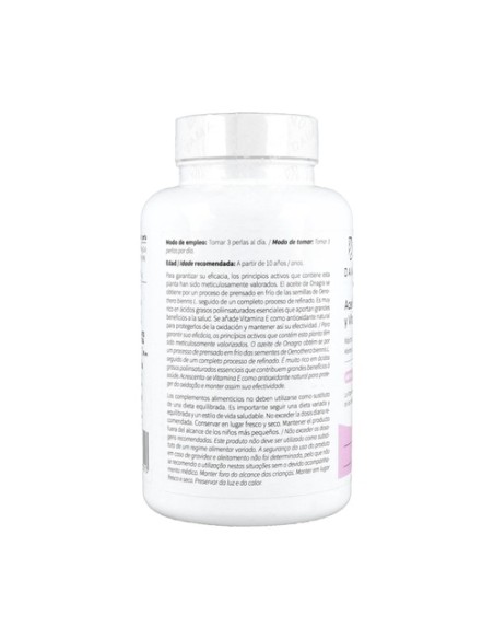 Aceite de Onagra y Vitamina E 180 perlas Herbora