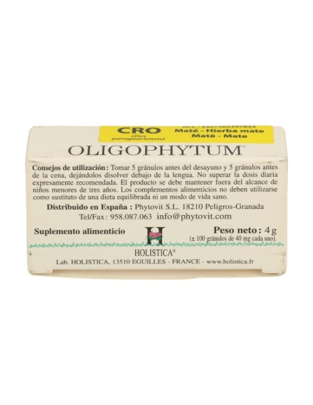 Oligophytum Cromo (H2 CRO) 100 comprimidos sublinguales Holistica