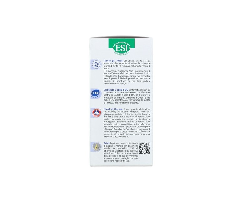 Omega 3 extra pure 120 perlas de 1g ESI