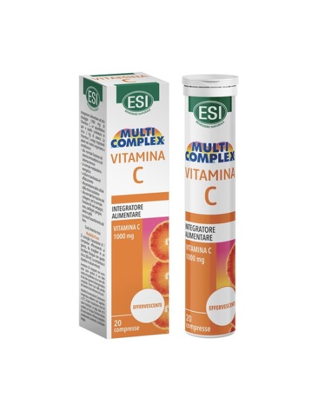 Vitamina C 1000 mg 20 tabletas efervescentes ESI - TREPAT DIET