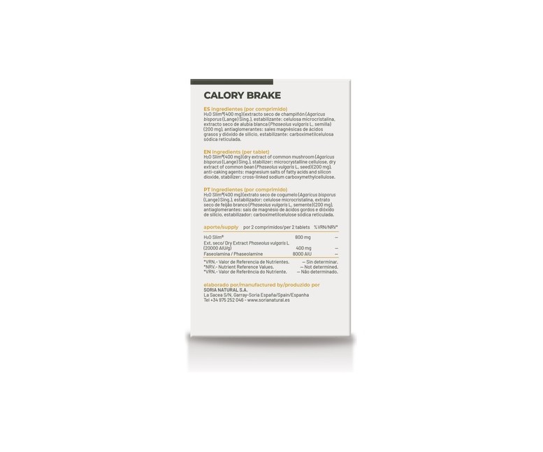 Calory brake 24 comprimidos de 1000mg Soria Natural