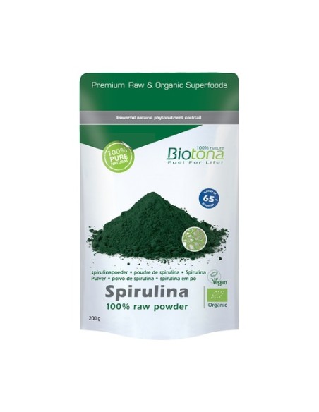 Espirulina 200 g de polvo Biotona
