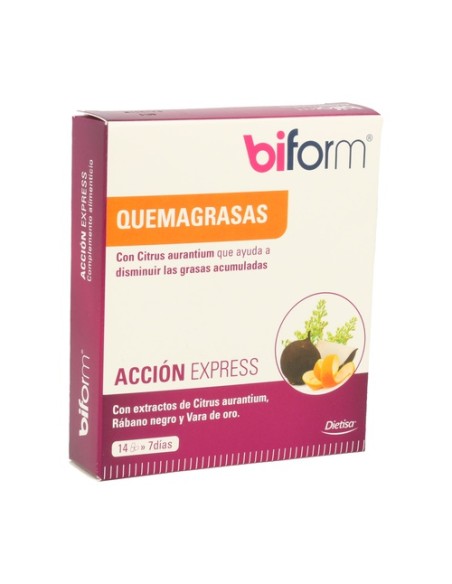 Accion 7 Días (Quemagrasas) 14 cápsulas Biform
