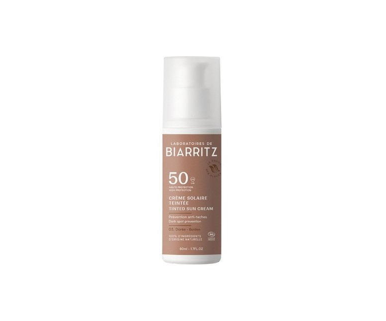 Crema Facial Color Dorado SPF50 50 ml de crema Laboratoires de Biarritz