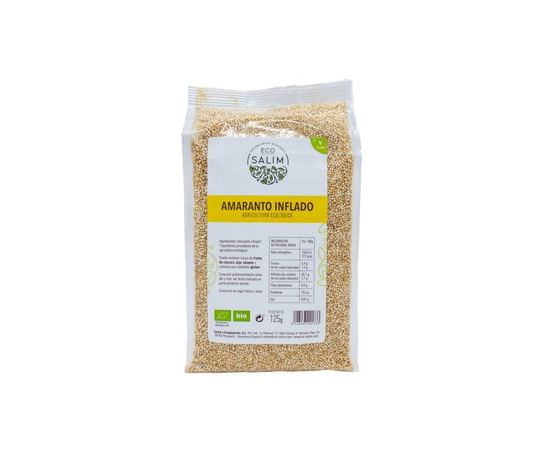 Amaranto hinchado Ecológico 125 g Eco Salim