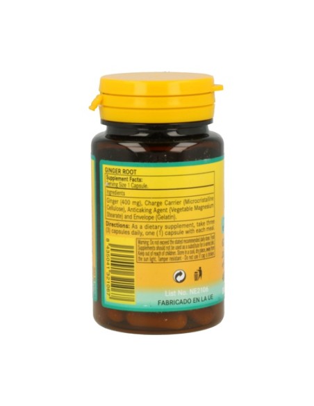 Jengibre extracto seco 50 cápsulas de 150mg Nature essential