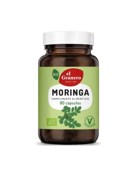 Moringa Bio 90 cápsulas de 400mg El Granero Integral