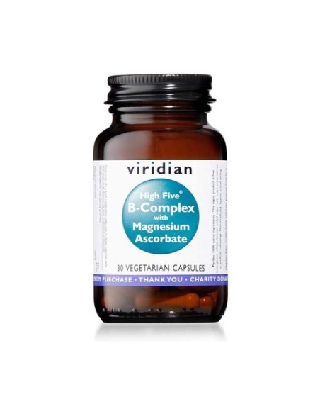 High Five Complejo B con Magnesio Ascorbato 30 cápsulas vegetales Viridian