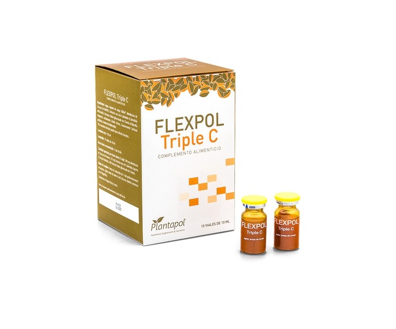 Flexpol triple C 15 ampollas de 10 ml Plantapol