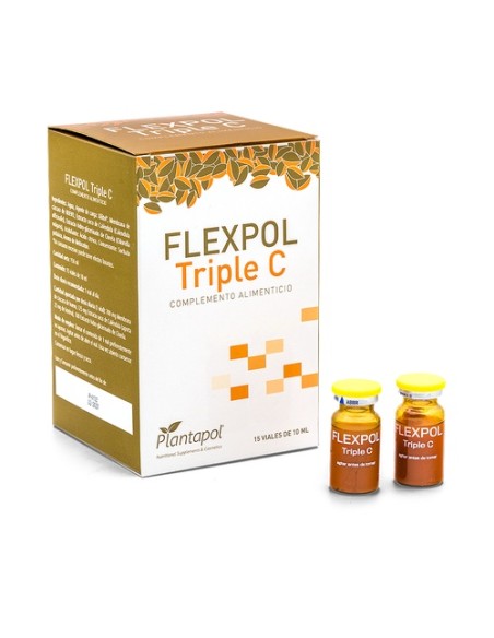 Flexpol triple C 15 ampollas de 10 ml Plantapol