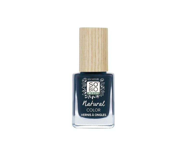 Esmalte uñas 90 bleu denim 11 ml (Azul) So'Bio