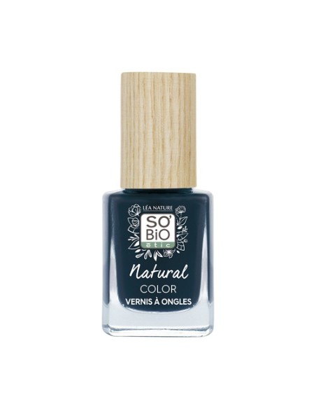 Esmalte uñas 90 bleu denim 11 ml (Azul) So'Bio