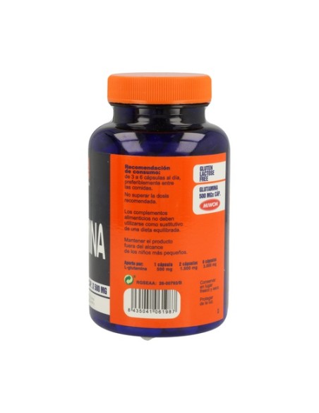 L-Glutamina 180 cápsulas Mega Plus