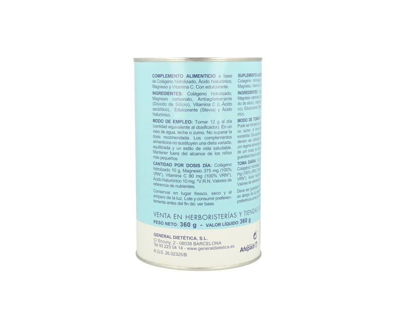Colágeno Soluble Plus 360 g de polvo Integralia