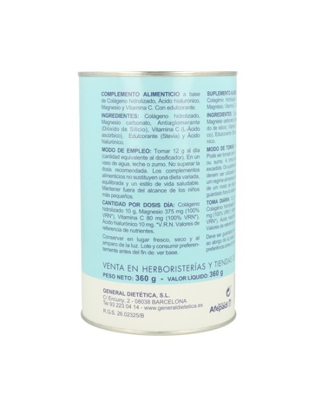 Colágeno Soluble Plus 360 g de polvo Integralia