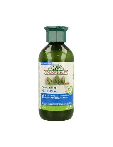 Champú Anticaspa Lúpulo y Hinojo 300 ml de gel Corpore Sano