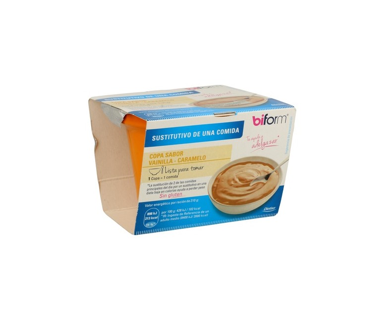 Copa De Vainilla Y Caramelo 210 g Biform