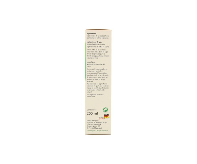 Jugo de Granada 200 ml Jus de Plante