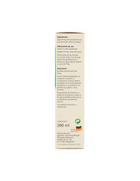 Jugo de Granada 200 ml Jus de Plante