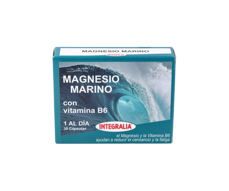 Magnesio marino con vitamina B6 30 cápsulas Integralia