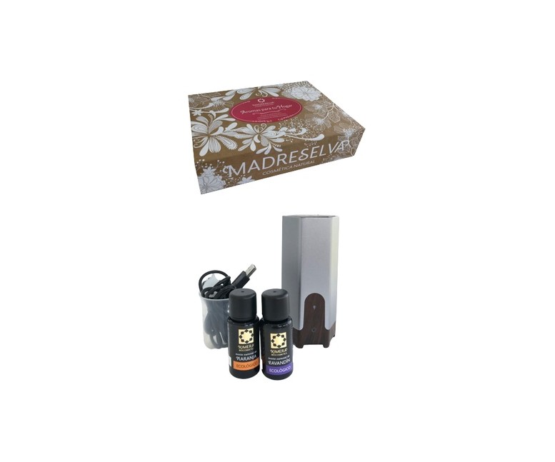 Aromas para tu hogar (difusor gris-negro) 1 unidad Madreselva