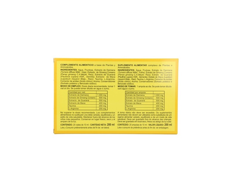 Damiana Plus 20 viales Integralia