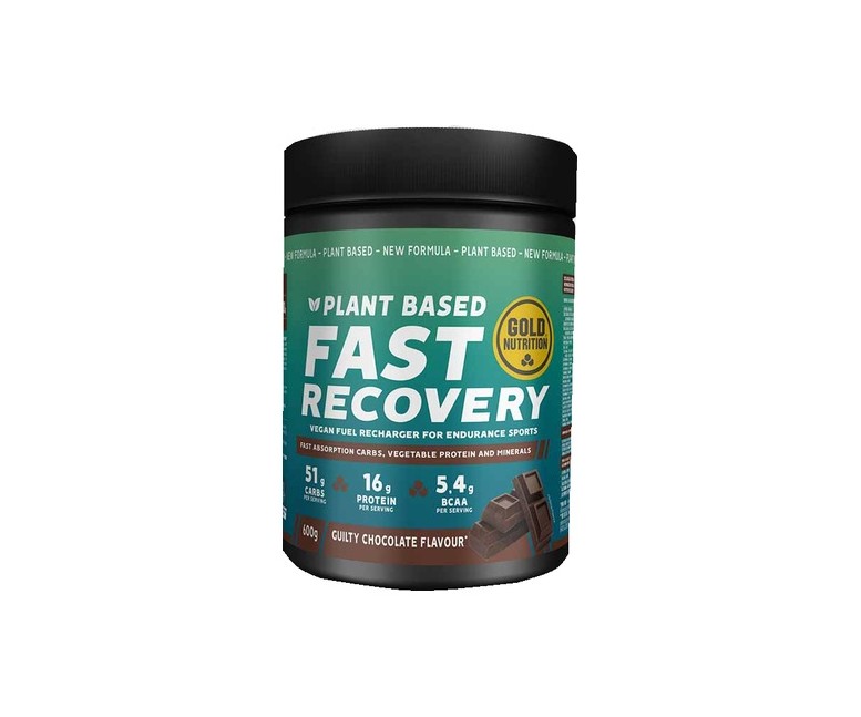 Fast recovery plant based chocolate 600 g de polvo (Chocolate) Gold Nutrition
