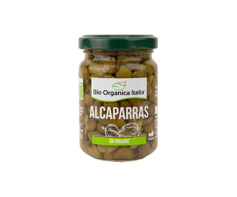Alcaparras en vinagre 140 g Bio Organica Italia