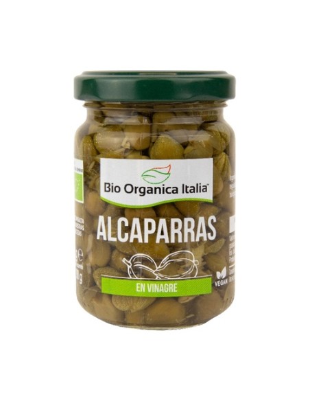 Alcaparras en vinagre 140 g Bio Organica Italia