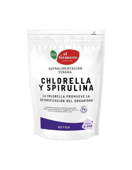 Detox (Chlorella y Espirulina) Bio 200 g El Granero Integral
