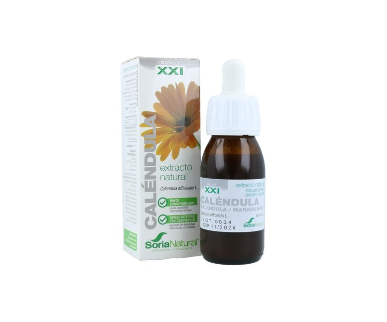 Extracto Caléndula Formula XXI 50 ml Soria Natural
