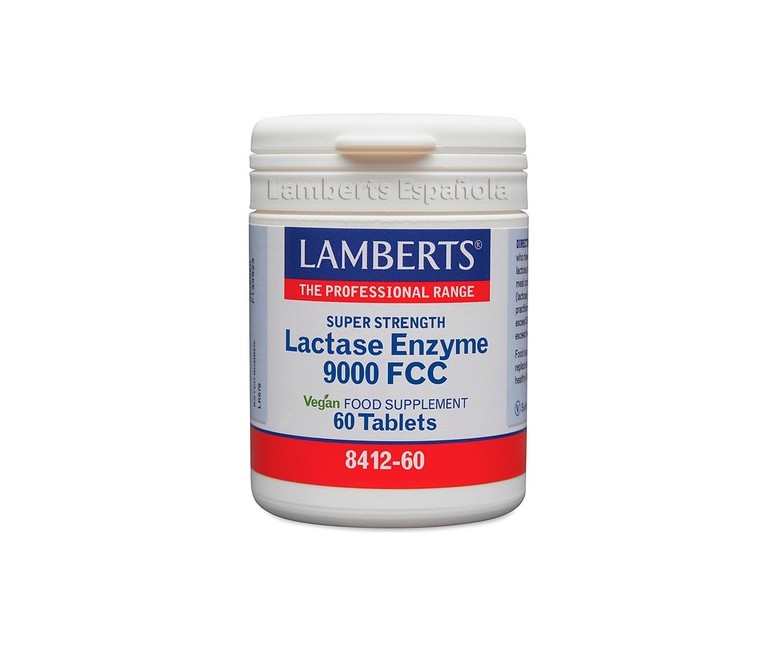 Enzima de lactasa 60 tabletas Lamberts