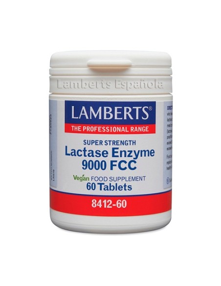 Enzima de lactasa 60 tabletas Lamberts