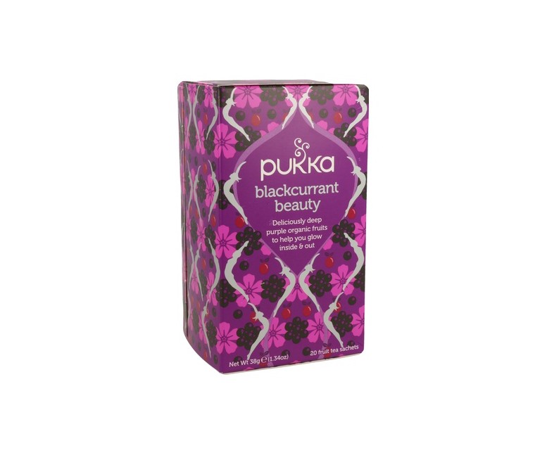 Belleza de grosella negra secreto infusión ayurvédica belleza de grosella negra 20 bolsitas infusoras Pukka