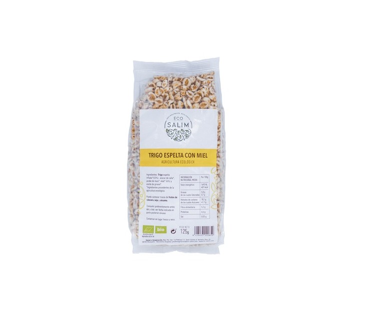 Espelta Hinchada con Miel Bio 125 g Eco Salim