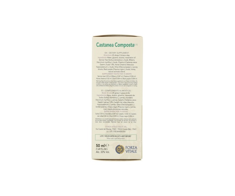 Castanea Composta 50 ml Forza Vitale