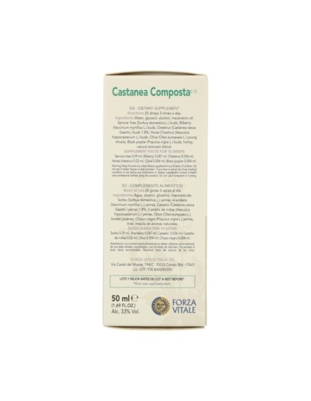 Castanea Composta 50 ml Forza Vitale