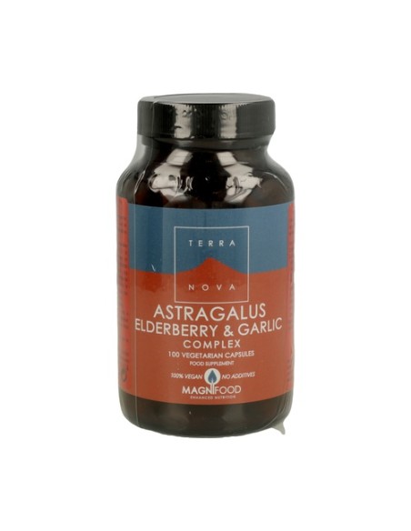 Astrágalo, Sauco y Ajo Complex (Resistance Support) 100 cápsulas Terranova