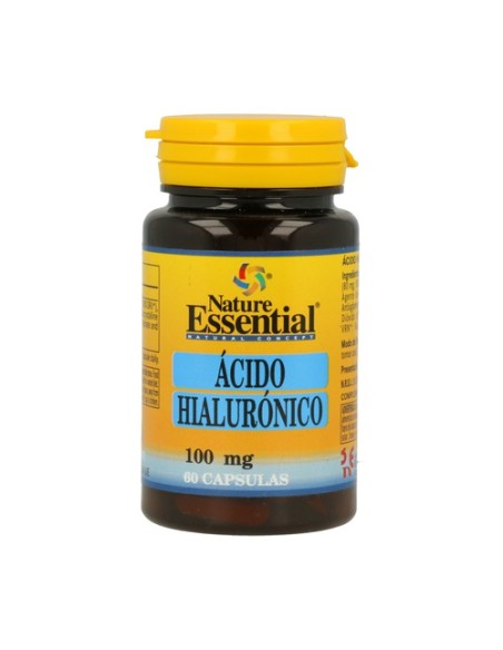 Ácido hialurónico 60 comprimidos de 100mg Nature essential
