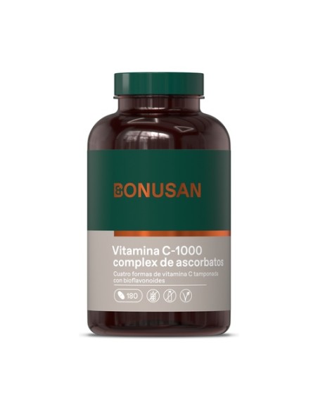 Vitamina C 1000 Ascorbato Complex 180 comprimidos Bonusan