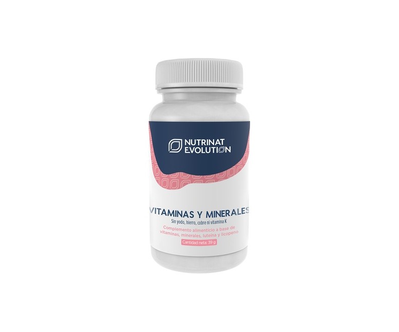 Vitaminas y minerales 30 comprimidos Nutrinat Evolution