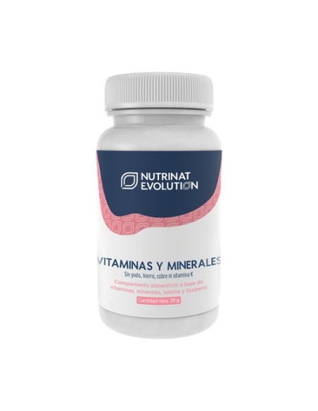 Vitaminas y minerales 30 comprimidos Nutrinat Evolution