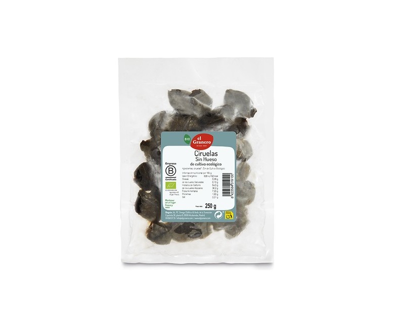 Ciruelas sin Hueso Bio 250 g El Granero Integral
