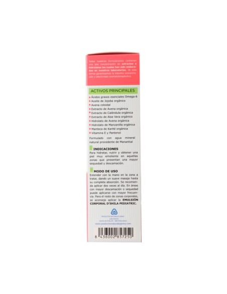 Pediatric Crema Concentrada 100 ml de crema D'Shila