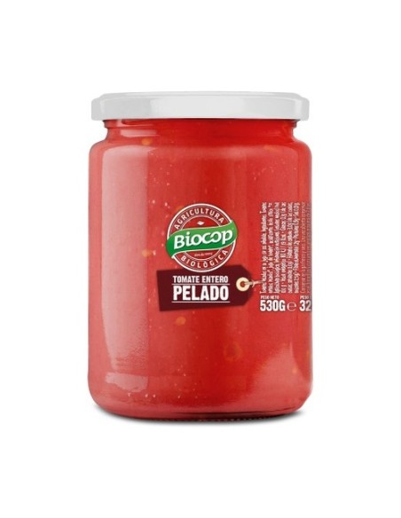 Tomate Entero Pelado 530 g Biocop