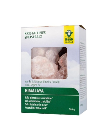 Trozos de sal de mesa cristalina 900 g Raab