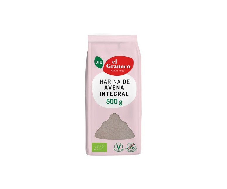 Harina De Avena Integral BIO 500 g El Granero Integral