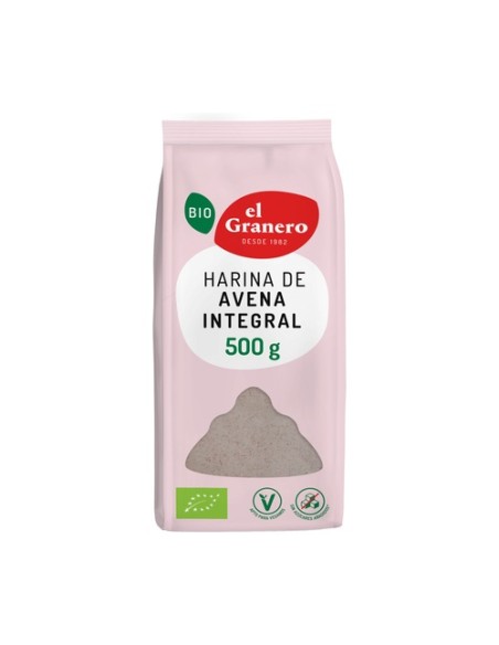 Harina De Avena Integral BIO 500 g El Granero Integral